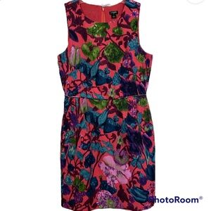 J. Crew Sleeveless Floral Cotton Dress Size 2